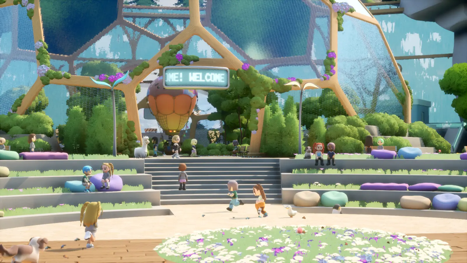Captura da Steam de uma fazenda em Loftia