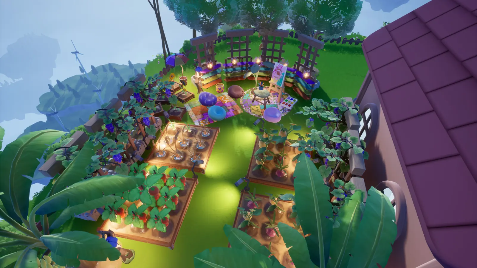 Steam screenshot of Loftia at night
